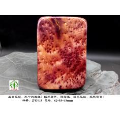 红香花梨，精美金红花纹，满瘤疤，平安无事牌，馨香红色美丽花纹