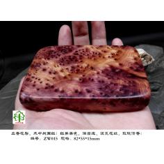 红香花梨，精美金红花纹，满瘤疤，平安无事牌，馨香红色美丽花纹