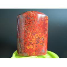 战国红印章，龙袍印章，宣化战国红精品，收藏级，龙纹草花