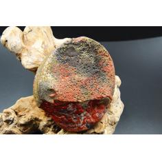 战国红第一闪丝大原石，宣化战国红原石精品，红黄闪丝收藏，收藏