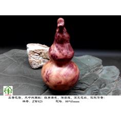 红香花梨葫芦，精美雕品