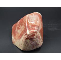 鸡血玉，印章料原石，重3斤，已经抛光