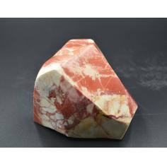 鸡血玉，印章料原石，重3斤，已经抛光