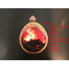 2016昆明实展黄龙玉金奖云南龙陵纯天然黄龙玉水草花《残阳如血》