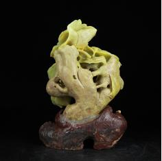 石君斋 青田石雕精品高档摆件 封门三彩成就大业雕件 收藏级珍品