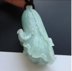 锦玉轩 天然A货翡翠【百财】挂件XXY554