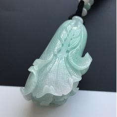 锦玉轩 天然A货翡翠【百财】挂件XXY554