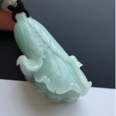 锦玉轩 天然A货翡翠【百财】挂件XXY554