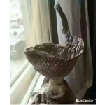 崖柏天成象形碗