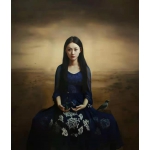 王柔作品，美女画作系列2，超现实写真  室内挂画精品， 装饰画，美女写真，画家真迹