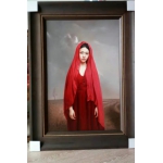 王柔作品，美女画作系列3，超现实写真  室内挂画精品， 装饰画，美女写真，画家真迹