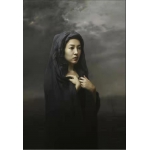 王柔作品，美女画作系列6，超现实写真  室内挂画精品， 装饰画，美女写真，画家真迹