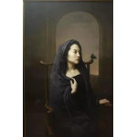 王柔作品，美女画作系列7，超现实写真  室内挂画精品， 装饰画，美女写真，画家真迹