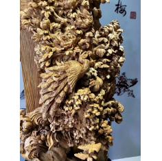 ✨༺《花开富贵》༻✨ 【规格】长58cm*宽46cm*高110cm  