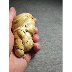 竹艺把玩小童子 4.1-4.1-7.5cm