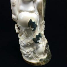 精品-蓝皮童子戏弥勒佛摆件