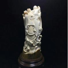精品-蓝皮童子戏弥勒佛摆件