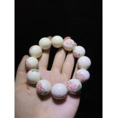 【品名】蓝眼手串 【尺寸】2.0 【编码】B-21911 【描述】新款蓝眼手串 带有彩绘图案 