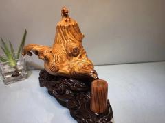 极品崖柏茶壶来袭，鬼神工大自然形成，纹理变换幻莫测，爆满