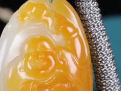 【弥勒笑佛】精品和田玉弥勒佛挂件 玉质细腻温润 油性十足 精工雕琢 弥勒笑佛，笑古笑今，凡事付之一笑；大气舒展，笑佛开怀大笑，喜气洋洋。重33克 尺寸46-31-15mm Fsm210201