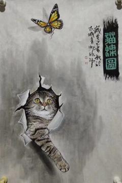 陈欣功老师《猫》系列作品