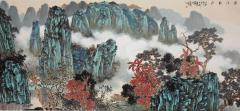 中国美术家协会会员-祁景新老师青绿山水