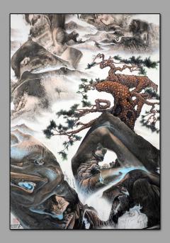 余作赋老师水墨精品