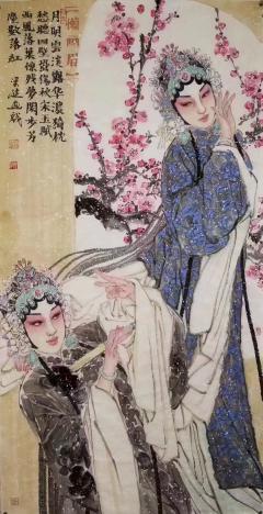 梁健教授原创作品精品力作 中国美术家协会会员，中国工笔画学会会员，山东省美术家协会中国画人物画艺术委员会委员，泰安美术家协会副主席，何家英大师高徒，助教！百杰画家，大家公认的画的好