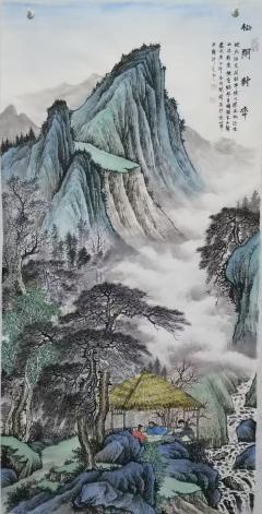 黄开前老师精品山水 136*68cm 带合影视频收藏证书 现有作品