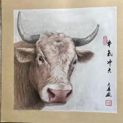 现代密体山水画家，国家一级美术师，李玉春老师新作，保真合影视频