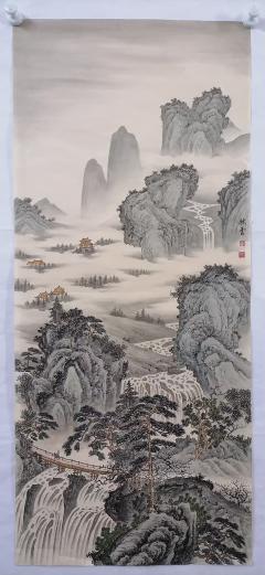 黄秋伦老师北宗山水新作100/40cm