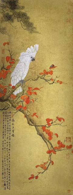 潘文良老师一组红叶小鸟