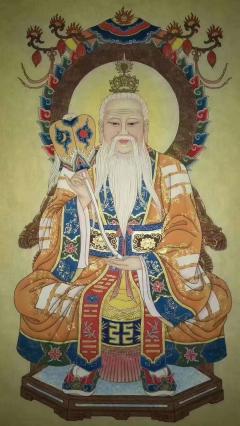胡记领老师作品欣赏，佛教人物画