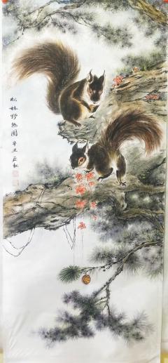 杨延松，118x52cm