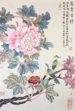 惊蛰至 仲春到  春雷阵阵 万物生长 愿岁月静好 国泰民安 叶赫那拉昱桐老师富贵宫廷系列作品