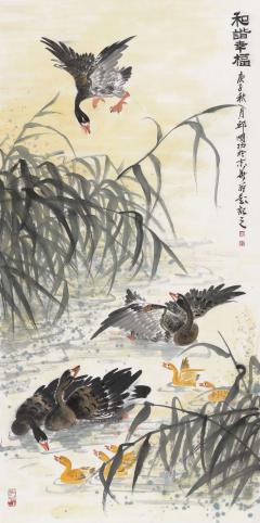 邱明功，四尺整张 136×68公分
