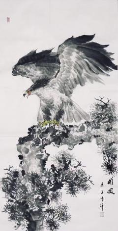 袁峰老师写意苍鹰系列