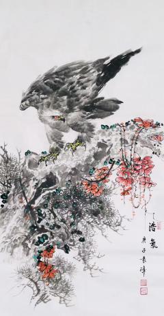 袁峰老师写意苍鹰系列