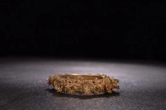 清代，银鎏金掐丝双龙戏珠手镯 规格：高2.5cm直径10cm重93g 藏品以纯银制、器体鎏金工艺、工艺精湛，錾刻双龙戏珠纹饰，做工精细考究，金水保存完好，佩戴效果极佳。品相一流，值得收藏。2