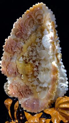 极品【年年有余】紫色摆件～色彩鲜艳干净!工艺精湛！温润如玉！收藏价值极高