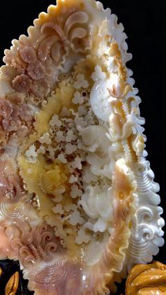 极品【年年有余】紫色摆件～色彩鲜艳干净!工艺精湛！温润如玉！收藏价值极高