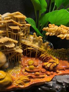 老挝石   取材上乘，全立体工艺，精雕细琢，纯手工艺打造，特荐收藏！