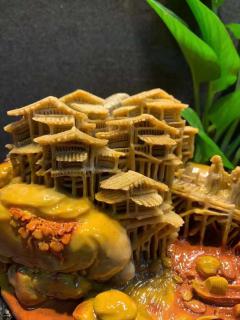 老挝石   取材上乘，全立体工艺，精雕细琢，纯手工艺打造，特荐收藏！