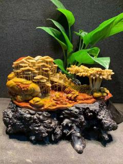 老挝石   取材上乘，全立体工艺，精雕细琢，纯手工艺打造，特荐收藏！