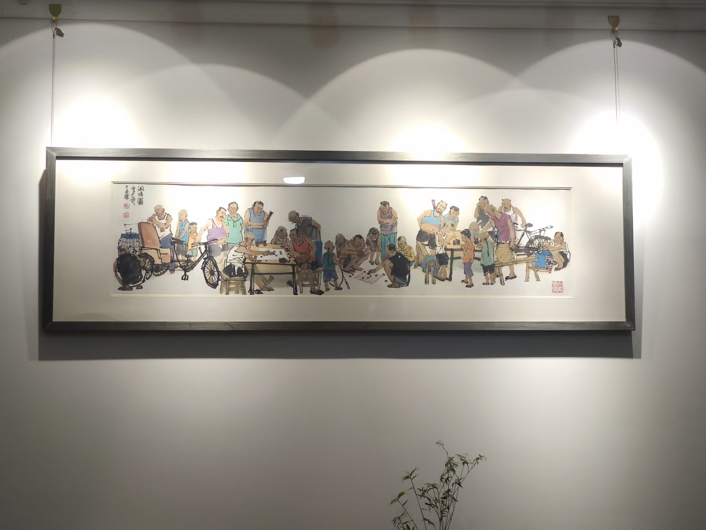 马海方 136*34CM  现货         1956年出生于北京，1981年毕业于中央美术学院中国画系。现为中国美术出版总社人民美术出版社画家，荣宝斋画院教授，中国美术家协会会员。