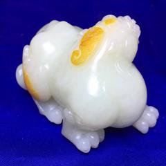 这一件和田玉貔貅 今天直接清货 价格随便谈 有喜欢的来吧