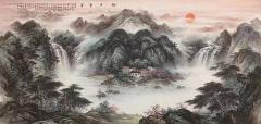 《紫气东来》东来紫气漫山川，氤蕴吉祥亘古延……。韦华初老师作品欣赏