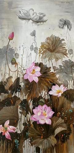 朝鲜油画 郑哲镇100×60