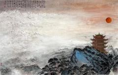 傅云石江山如此多娇150x97cm