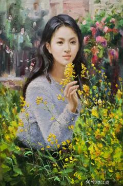 朝鲜精品人物油画 20210831